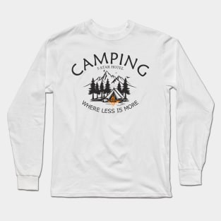 Camping 5-star Long Sleeve T-Shirt